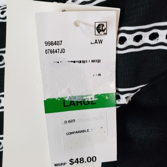 NWT BECCA Black‎ Hipster Ruched Bikini Bottoms - Picture 6 of 10